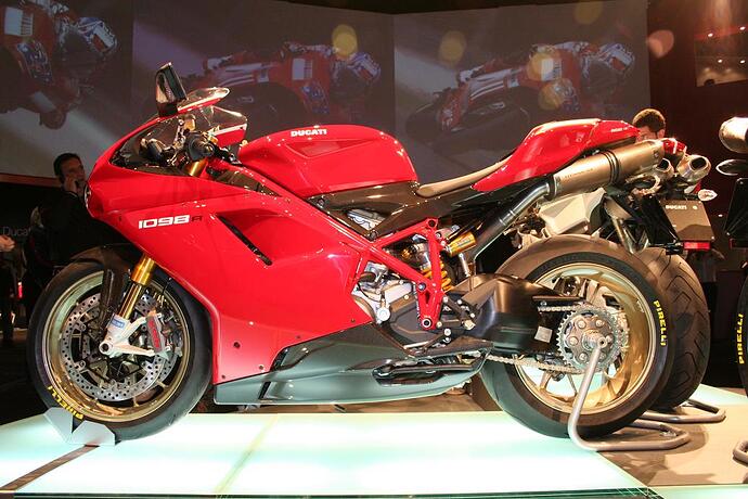 Ducati1098RMilan launch